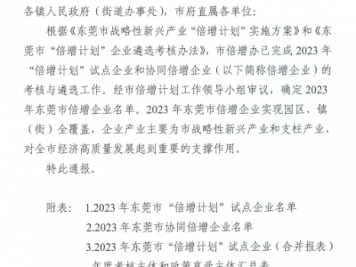 屢獲殊榮！國亨公司再次入選“倍增計劃”企業(yè)